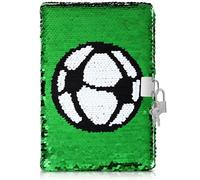 Vaguelly Kids Football Diary Notebook with Lock and Keys Diary for Boys Notebook for Girls