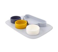 Vaguelly Kids Plate Suction Silicone Toddler Plate Divided Food Tray Dishwasher Safe Ideal for Eaters