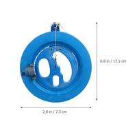 Vaguelly Kite Winder Handheld Reel Abs Plastic Handle 20cm Blue Wheel with 300m Line for Outdoor Kite Flying Tool Kit Random Color Random Color