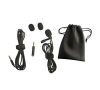 Vaguelly Lapel Microphone Clip Mic Kit Extension Cable and Adapter for Hands Recording in Studio Live Performance