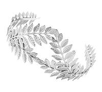 Vaguelly Leaf Headband Wed Garters Tiaras Decor Her Bridal Hen Gold Crown Prom Crown for Bride Makeup Headband Banner Married Golden Crowns Female Favors Charms Alloy Silver