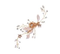 Vaguelly Lightweight Pearl Hairpin Alloy Clip for Wedding Bridal Hair Pins Flower Leaf Decor Bridal Accessory