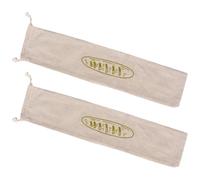 Vaguelly Linen Bread Bags 2PCS Drawstring Loaf Storage Pouches Reusable Packaging Party Favors for Bread and Cookies