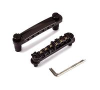 Vaguelly Locking Guitar Roller Saddle Bridge for Dot Brass Roller Saddle Height Adjust Wrench Included