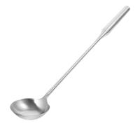 Vaguelly Long Handle Soup Ladle Large Water Ladle Multi-Functional Stainless Steel with Thickened Handle and Smooth Surface for Kitchens and Canteens