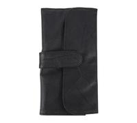 Vaguelly Makeup Brush Travel Holder Brush Rolling Case Fashionable Classic Bright Imitation Leather Makeup Case Portable