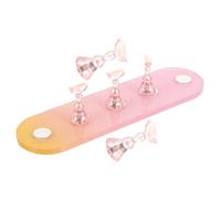 Vaguelly Manicure Nail Stands Practice Nail Racks 5pcs with Magnetic Base and Training at Home Or Salon