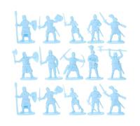 Vaguelly Medieval Model Toys 200pcs Army Men Figures Plastic Miniature Soldier People Figurines for Sand Table