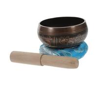 Vaguelly Meditation Music Bowl Tibetan Singing Bowl with Stick Light and Portable Creates Deep Tones for Traveling and Vacation Relaxation Style