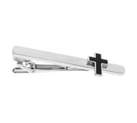 Vaguelly Men Tie Clip: Stylish Tie Clip with Cross for Men - Copper Necktie Clasp Ornament for Weddings Business Conferences and Elegant Parties