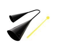 Vaguelly Metal Cowbells Double Cowbells Musical Instrument for Classroom Outdoor Use Calling Bell Large Metal for Music Teaching