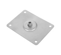 Vaguelly Metal Drum Pad Mounting Plate Bracket D-support for Percussion Practice Stand Silver Flat Drum Part Attachment Hardware Repair
