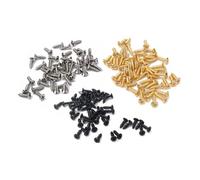 Vaguelly Metal Guitar Backplate Screws 150pcs for Fixing and Installation Easy to Install Well Finished for Electric Guitar Guard Plate