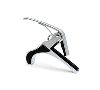 Vaguelly Metal Guitar Capo Fast-adjust Guitar Tune Capo Zinc Alloy Silver Altering Pitch Musicians