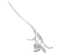 Vaguelly Metal Pearl Plum Blossom Hair Stick for Women Elegant Chinese Style Hairpin for Buns and Ponytails Lightweight Portable Hair Accessory with Detailed Craftsmanship Silver French