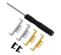 Vaguelly Metal Watchband Connecting Adapter 4Pcs for Smartwatch Fit 20Mm Includes Two Colour Options for Versatile Use in Fitness and Work Environments