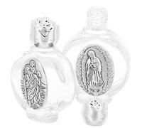 Vaguelly Metal Water Bottle Holy Orthodox Lid Large Capacity Refillable Baptism Wedding Present