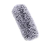 Vaguelly Mic Pop Filter Shield Long Furry Microphone Cover Microphone Wind Muff Windscreen for Conference Mic Furry Windscreen Wind Covers for Pop Filter for Grey