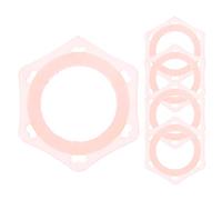 Vaguelly Microphone Rolling Protection Ring 5pcs Six-corner Covers for Supplies