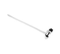 Vaguelly Microphone Stand with Flexible Gooseneck Stable Phone Holder for Live Streaming Portable Design for Indoor Outdoor Use Sleek White Finish Compatible with Various Phone Models