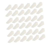 Vaguelly Mini Triangle Makeup Sponges 40Pcs 5X2.5Cm Reusable Cosmetic Nail Sponges for Foundation Blush Eye Shadow Precise Application on The Go Touchups