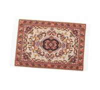 Vaguelly Mini Turkish Carpet 16x10cm 1:12 Doll House Accessory Doll House Rug Mini Rug Adornment