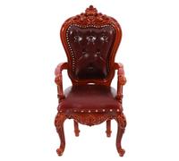 Vaguelly Miniature Classical Style Stool Model for Doll House Decor Vintage Diy Mini Chair for Lifelike Home Decoration and Scene Creation