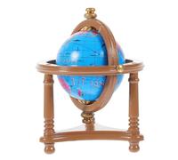 Vaguelly Miniature Decorative Globe Model Realistic Tellurion Accessory for Dollhouse Play for Miniature and Interior Models Safe and Design Color
