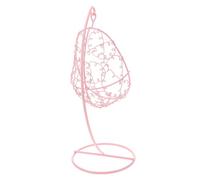 Vaguelly Miniature Metal Swing Chair Cute Indoor Outdoor Hammock for Dollhouse Decor Compact Garden Furniture Prop for Room Charming Miniature Furniture Ornament