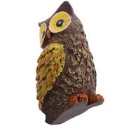 Vaguelly Miniature Owl Figurines Creative Resin Statue for Home and Garden Decor Unique Desktop Ornament with Fine Craftsmanship Easy to Maintain and Clean Design for Bookshelves and Fairy