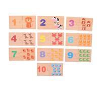 Vaguelly Montessori Math Learning Puzzle for Matching Educational Early Education Cognitive Playset for Preschool Kindergarten Classroom Use