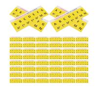 Vaguelly Music Theory Harmonica Chart with 60 Sheets Note Stickers - Adhesive Key Labels for 12 Tone Harmonica Suitable for Beginners and Hobbyists