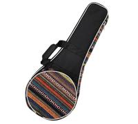 Vaguelly National Style Mandolin Gig Bag with Oxford Cloth Material and Thick Padding, Convenient for Carrying and Smooth Finish, for Traveling with Mandolin in A Beautiful and Delicate