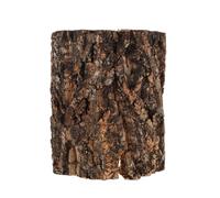 Vaguelly Natural Driftwood Reptile Hide Box Hollow Tree Trunk Design, Wooden Terrarium Shelter for Reptile Providing Private Resting Space and Blending into Rainforest Habitat Decor