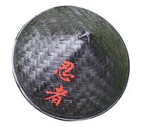 Vaguelly Ninja Hat Costume Asian Hat Cosplay Samurai Costume Sombrero Hats Asian Oriental Hat Wide Hat Rice Farmer Hats Japanese Hat for Men Black Bamboo Japanese-style Man East