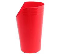 Vaguelly Nose Cut Out Cup Dysphagia Cup Plastic Unbreakable Lightweight Large Capacity Dishwasher Safe for Adults Disabled Patients Red
