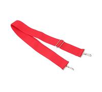 Vaguelly Nylon Snare Drum Strap with Metal Hook Red Djembe Drum Sling Adjustable Percussion Accessory for Beginners and Students