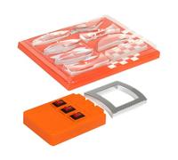 Vaguelly Optical Prism Physics Experiment Kit Convex and Concave Lenses Plastic Material Demonstrating Optical Principles for Physics Classroom and Laboratories