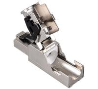 Vaguelly Pass Through RJ45 Connectors Cat8 Shielded Modular Plugs with Gold Plated Contacts Compatible with Ethernet Network Cable Crimp for Gigabit and 10Gbps High-Speed Data Transmission