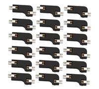 Vaguelly Pcb Socket Professional and Practical 20 Pcs Hot Swap Mechanical Keyboard for and Abs Material Two Clamps Keyboard Hot Swappable Base