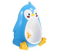 Vaguelly Penguin Toddler Urinal for Boys Blue Standing Wall-Mounted Potty Training Toilet Baby Boy Potty Trainer Target Aim for Toilet Training