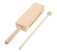 Vaguelly Percussion Instrument Square Stick for Adults Wooden Rhythm Sticks Musical Instrument for Practice and Performance