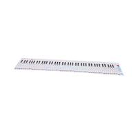 Vaguelly Piano 88 Key Learning Practice Guide Teaching Aid Note Chart Keyboard Practice Cards for Piano