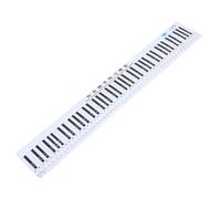 Vaguelly Piano Keyboard Chart for Teacher Teaching and Piano Practice Key Ratio Design 88 Key Practice Guide Paper Pvc Waterproof Anti-ink