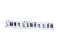 Vaguelly Piano Keyboard Practice Paper 88 Key Pvc Sticker Key Ratio Design Beginner Students Teacher Teaching