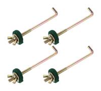 Vaguelly Piano pedal replacement bolts 4pcs metal and felt material for acoustic instruments suitable for professional piano repair and DIY project kit