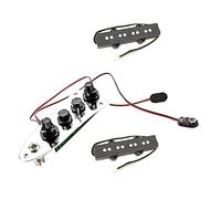 Vaguelly Pickup Set for 4-string Bass Bass Pickup Metal Material Small and Space-saving Perfect for Professional Players
