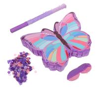 Vaguelly Piñata Design Butterfly Birthday with Blindfold and Set Stick Paper Material, Unique Vibrant Colours Interactive Fun for Birthday Party and Butterfly Themed