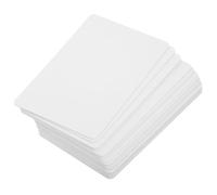 Vaguelly Plastic Blank White PVC Cards 20 Pcs 85x54mm Sublimation Double-Sided Printable Business Id Cards for Office