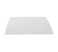 Vaguelly Plastic Mailbox Cover White Outdoor Weatherboard Plate Universal Fit Withstands Harsh Environments Waterproof Rain Barrier Plate Wall Mounted Letterbox Protector for Garden